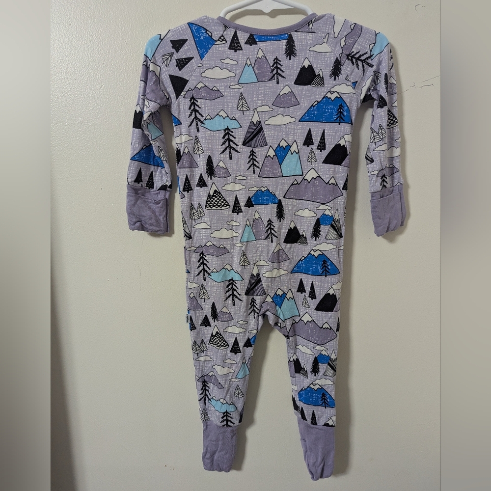 Little Sleepies OG Mountains Zippy PJs size 3-6 Months - Picture 9 of 12